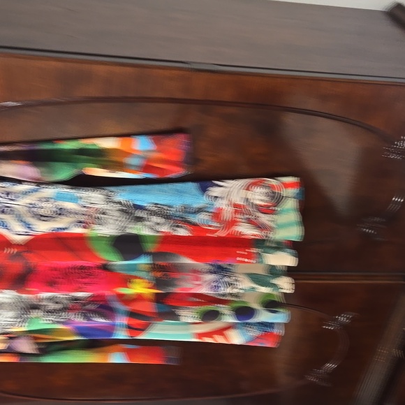 AMMA Multicolor Abstract Long Sleeve Dress - Picture 4 of 4